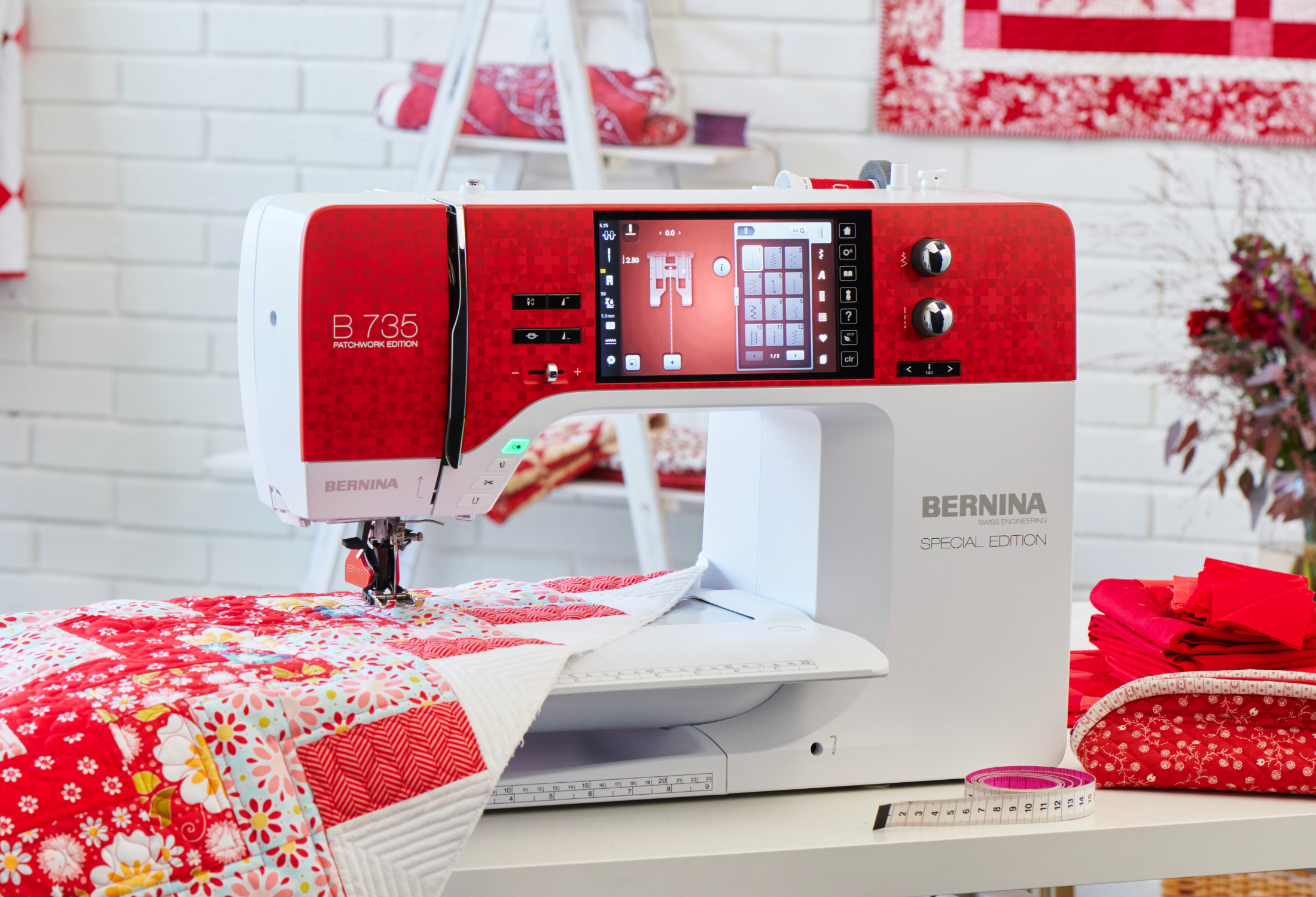 BERNINA 735 Patchwork Edition Stylish and powerful Special Edition BERNINA